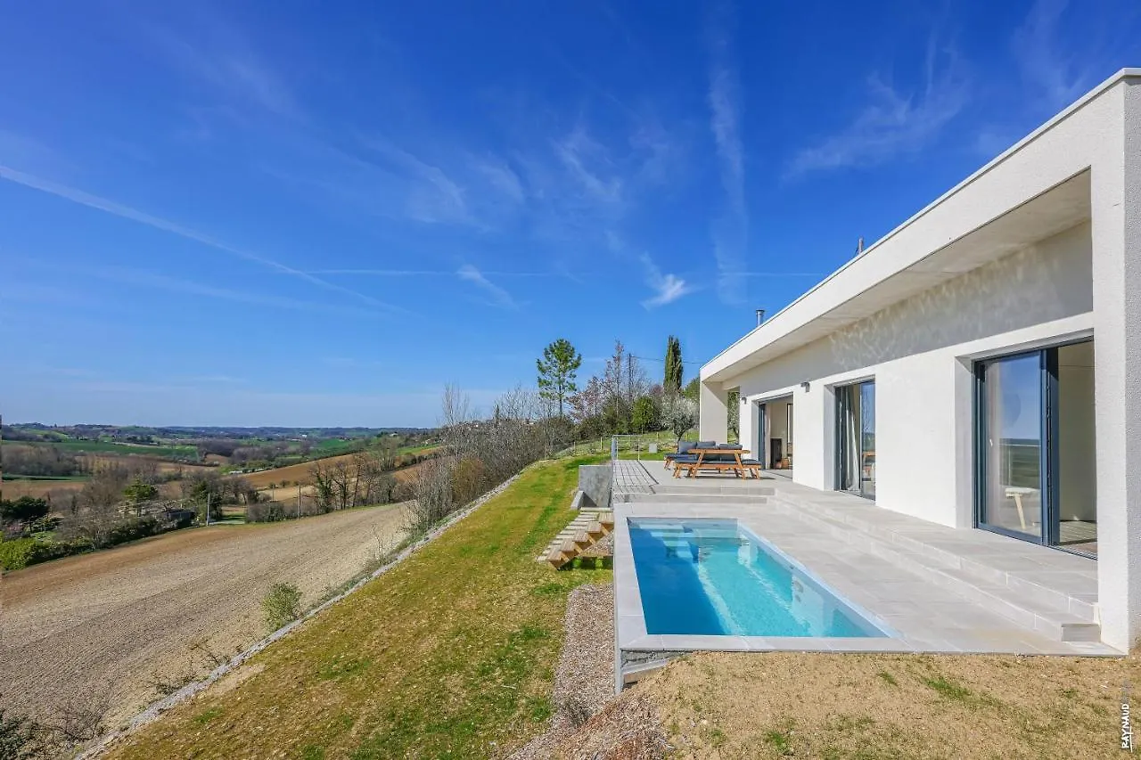 Villa Le Belvedere-Design-Piscine-Vue-Gaillac Salvagnac