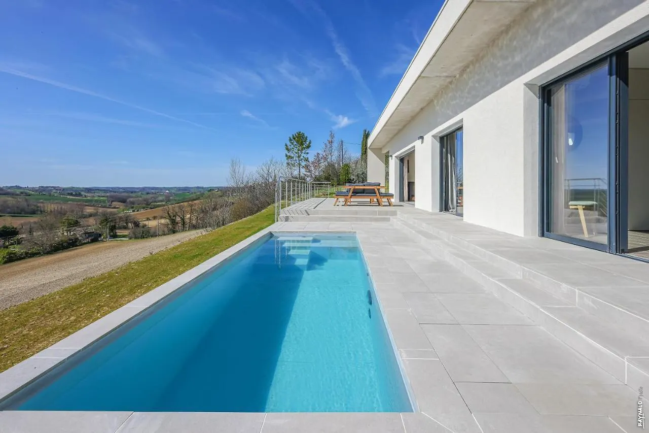 Villa Le Belvedere-Design-Piscine-Vue-Gaillac Salvagnac