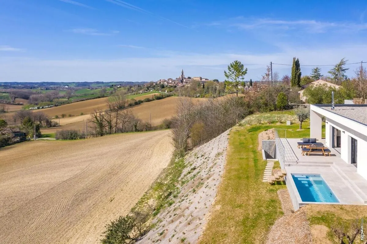 Villa Le Belvedere-Design-Piscine-Vue-Gaillac Salvagnac