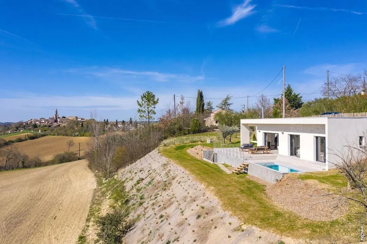 Villa Le Belvedere-Design-Piscine-Vue-Gaillac Salvagnac フランス